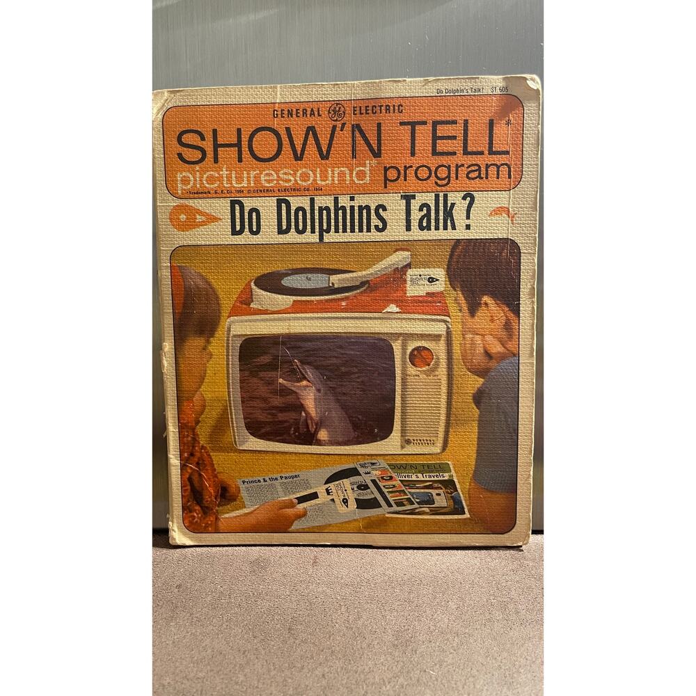 Do Dolphins Talk? Show 'N Tell Vintage Record Picturesound Program As Is